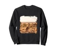Canguro Outback Paisaje Fauna Abierta Desierto Escena Sudadera