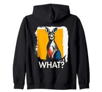 Canguro ¿Qué? Canguro Meme Canguro Divertido Dicho Animal Sudadera con Capucha