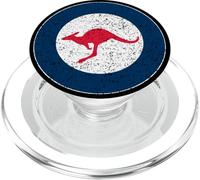 Canguro Redondo de la Fuerza Aérea Australiana PopSockets PopGrip para MagSafe