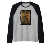 Canguro Retro Boxing Stand In The Pasillo Fun Weirdcore Regalo Camiseta Manga Raglan