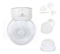 Canguro, sacaleches eléctrico portátil Eliria, capacidad 180ml, válvula, colores:blanco