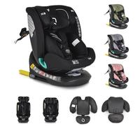 Canguro silla de auto i-Size Quill (40-150cm) grupo 0/1/2/3 Isofix giratoria 360, color:negro
