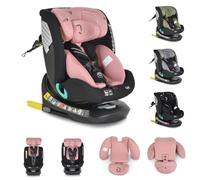 Canguro silla de auto i-Size Quill (40-150cm) grupo 0/1/2/3 Isofix giratoria 360, color:rosa