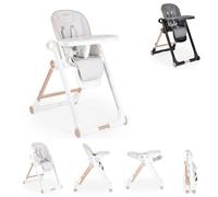 Canguro trona infantil Prime plegable ruedas regulables en altura tumbona bebé, colores:blanco