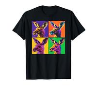 CANGURU ARTE X Canguros Arte Artista Canguro Canguro Pop ART Camiseta