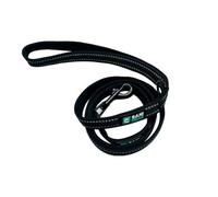 CANI C GEAR, Correa, Modelo CANI Gear, Color Negro, Mango de Neopreno para máxima Comodidad, Tiras Reflectantes en Toda la Longitud, Garantía de por Vida, 120 cm