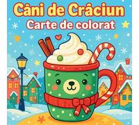 Căni de Crăciun - Carte de colorat