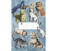 Cani e Gatti brutti. Quaderno a quadretti A5+: Animali medievali brutti | Quaderni divertenti | Taccuino | Quadretti | Quaderno per appunti (Arte Brutta)