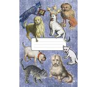 Cani e Gatti brutti. Quaderno a righe A5+: Animali medievali brutti | Quaderni divertenti | Taccuino | Righe | Quaderno per appunti (Arte Brutta)
