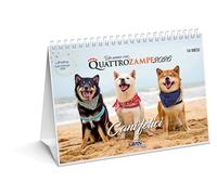 Cani felici. Calendario da tavolo 2026. 14 mesi di cani felici (Un anno con Quattrozampe)