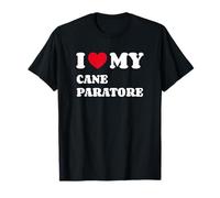 Cani Paratori I Love My Cane Paratore Amor Corazón Perro Camiseta