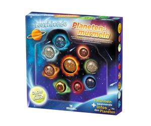 Canicas de planetas brillantes