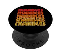 Canicas Divertido Vidrio Redondo clásico Juego de Juguete Fan Amor coleccionar PopSockets PopGrip Adhesivo