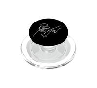 Caniche Choque De Puños PopSockets PopGrip para MagSafe