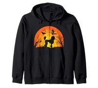 Caniche de Halloween Sudadera con Capucha