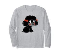 Caniche de Juguete Lindo Cachorro Mascota Animal Divertido Arte ilustración Manga Larga