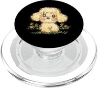 Caniche de Juguete Lindo Cachorro Mascota Animal Divertido Arte ilustración PopSockets PopGrip para MagSafe