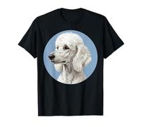 Caniche Dueño de Perro Raza Mascota Retrato Cachorro Camiseta