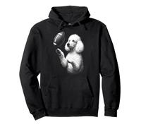 Caniche Fútbol Americano Deportes Amante Sudadera con Capucha