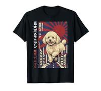 Caniche Gigante Tokyo Kaiju Pelea y descubre Japón Camiseta