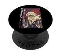 Caniche Gigante Tokyo Kaiju Pelea y descubre Japón PopSockets PopGrip Adhesivo