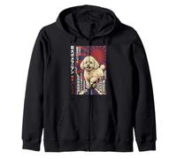 Caniche Gigante Tokyo Kaiju Pelea y descubre Japón Sudadera con Capucha