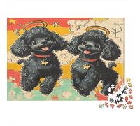 Caniche Puzzle 1000 Piezas, DIY, Juguete EduGatoivo, Decoración del Hogar, Rompecabezas para Adultos, A Partir De 14 Años 1000pcs (75x50cm)