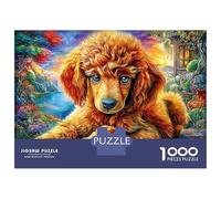 Caniche Puzzle 1000 Piezas para La Familia-Rompecabezas Difícil, Apto para Adultos Y Adolescentes A Partir De 14 Años 52x38cm/1000pcs