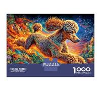 Caniche Puzzle 1000 Piezas para La Familia-Rompecabezas Difícil, Apto para Adultos Y Adolescentes A Partir De 14 Años 38x26cm/1000pcs