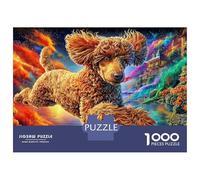 Caniche Puzzle 1000 Piezas para La Familia-Rompecabezas Difícil, Apto para Adultos Y Adolescentes A Partir De 14 Años 38x26cm/1000pcs