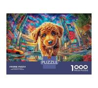 Caniche Puzzle 1000 Piezas para La Familia-Rompecabezas Difícil, Apto para Adultos Y Adolescentes A Partir De 14 Años 70x50cm/1000pcs