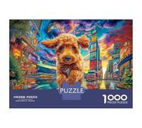 Caniche Puzzle 1000 Piezas para La Familia-Rompecabezas Difícil, Apto para Adultos Y Adolescentes A Partir De 14 Años 52x38cm/1000pcs