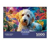 Caniche Puzzle 1000 Piezas para La Familia-Rompecabezas Difícil, Apto para Adultos Y Adolescentes A Partir De 14 Años 70x50cm/1000pcs