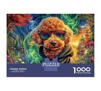 Caniche Rompecabezas 1000 Piezas, Puzzles Imposible, De Juego De para Adultos Y Niños A Partir De 14 Años 52x38cm/1000pcs