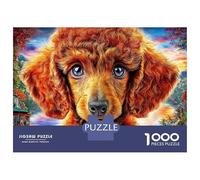 Caniche Rompecabezas 1000 Piezas, Puzzles Imposible, De Juego De para Adultos Y Niños A Partir De 14 Años 70x50cm/1000pcs