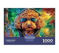 Caniche Rompecabezas 1000 Piezas, Puzzles Imposible, De Juego De para Adultos Y Niños A Partir De 14 Años 52x38cm/1000pcs