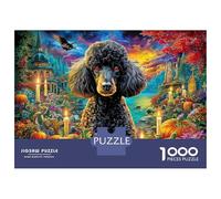 Caniche Rompecabezas 1000 Piezas, Puzzles Imposible, De Juego De para Adultos Y Niños A Partir De 14 Años 38x26cm/1000pcs