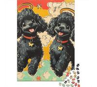 Caniche Rompecabezas Imposible,desafío for Adults Juego EduGatoivo 1000 Piezas Obra De Arte De Juego De para Adultos Y Niños A Partir De 12 Años 1000pcs (75x50cm)