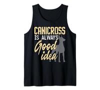 Canicross es siempre una buena idea para correr cachorro amante de los perros Camiseta sin Mangas