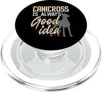 Canicross es siempre una buena idea para correr cachorro amante de los perros PopSockets PopGrip para MagSafe
