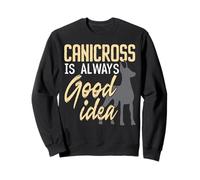 Canicross es siempre una buena idea para correr cachorro amante de los perros Sudadera