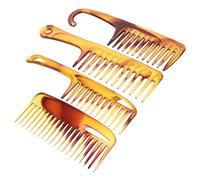 CANIGHT 1 Juego De Peine Retro Para Hombre, Peine De Plástico Para El Cabello, Peine De Anchos Para Hombre Calvo, Peine De Plástico Para Hombre, Peine Para Corte De Pelo, Peine De Salón.