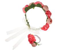 CANIGHT 1 Juego De Tocado, Diadema, Diadema Floral Para Novia, Diadema De Flores Para El Cabello, Diademas De Boda, Diademas, Diadema De Dama De Honor, Banda Para El Cabello De Novia,