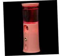 CANIGHT 1 Juego Instrumento Hidratante Facial Portátil Dispositivo De Pulverización De Niebla Facial Minifacial Facial Para La Cara Señor Facial Pulverizador De Niebla Rosa Abs