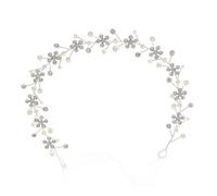CANIGHT 1 PC Flor De Ciruelo Banda Para El Cabello De Diamantes De Imitación Hermosa Banda Para El Cabello Diadema De Boda Accesorios Para El Cabello De Diamantes De Imitación Joyería