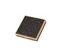 CANIGHT 1 Pc Paleta De Sombras De Ojos Vacia Espejo Para Maquillarse Decoración Del Dormitorio Bricolaje Espejo De Maquillaje Iluminado Plato De Sombra De Ojos Vacío Black