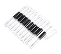 CANIGHT 10 Tubos Vacíos de Brillo de Labios de 4 Ml con Doble Cabezal y Tapones de Goma, Envases Portátiles de Plástico para Uso Diario y DIY