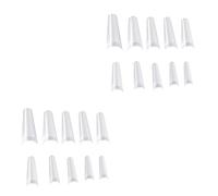 CANIGHT 1000 Piezas Consejos Para Practicar Las Uñas Presione Las Uñas De Ataúd Puntas De Uñas Acrílicas Transparentes Uñas Postizas Largas Puntas De Uñas Transparentes Kit De Uñas Falsas