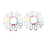 CANIGHT 14pares Sujetadores De Coleta Con Bolas De Para Niñas Gomas De Pelo Elásticas Para Peinados Divertidos y Modernos