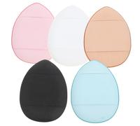 CANIGHT 15piezas Esponjas De Maquillaje De Pulgar De Aplicador De Polvos Sueltos y Base Diseño De Punta Para Acabado Profesional Para Tipos De Piel y Usos Versátiles